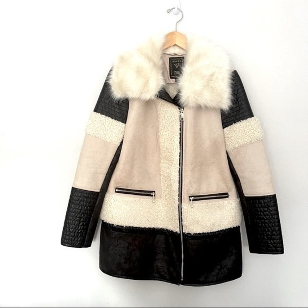 Guess faux suede coat